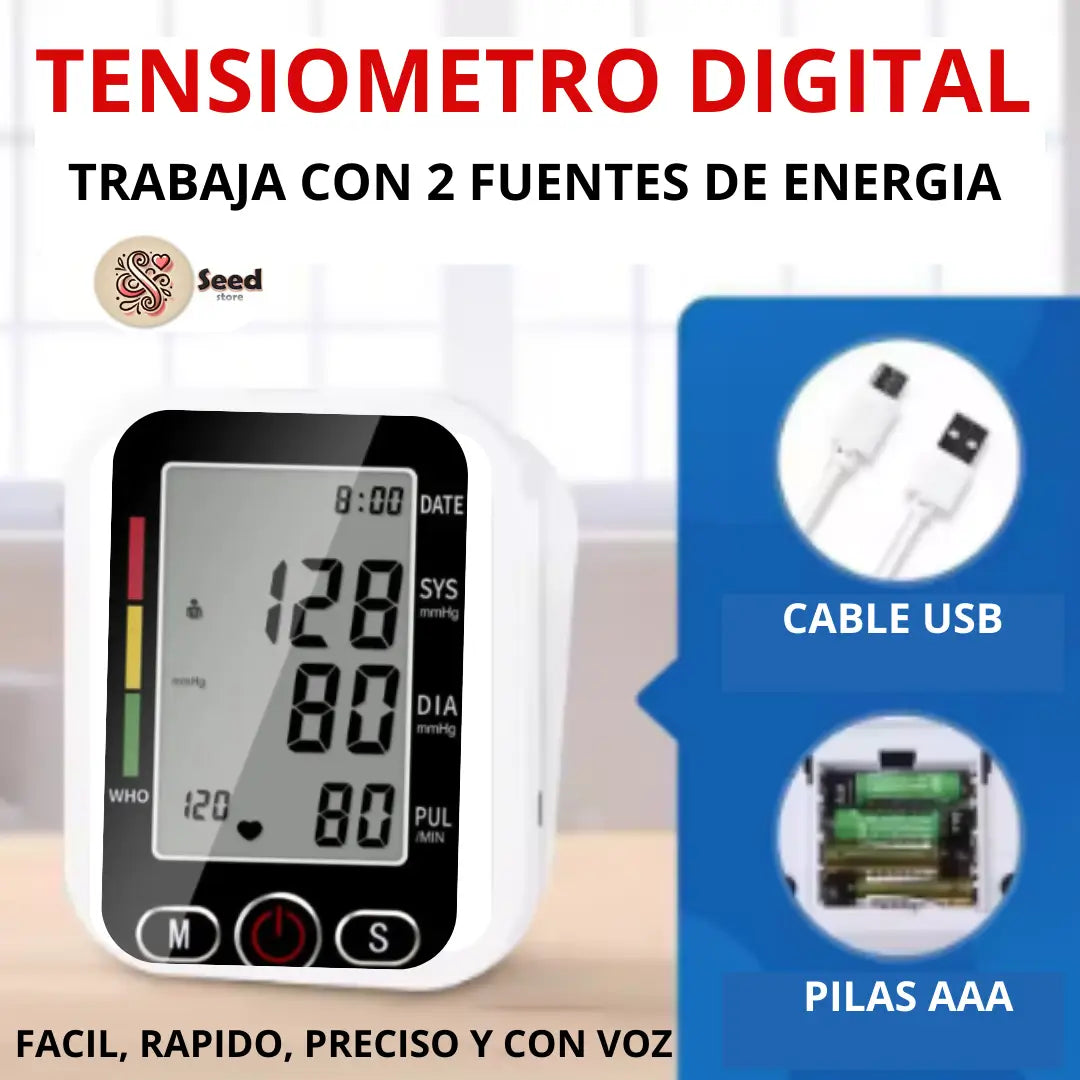 Tensiometro De Brazo Digital voz español