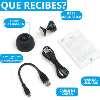 Vigila Todo sin Ser Visto – Mini Cámara Vigilancia 1080 HD